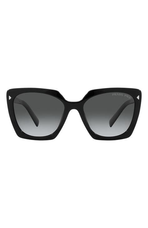 prada sunglasses aviator womens|prada 55mm square sunglasses.